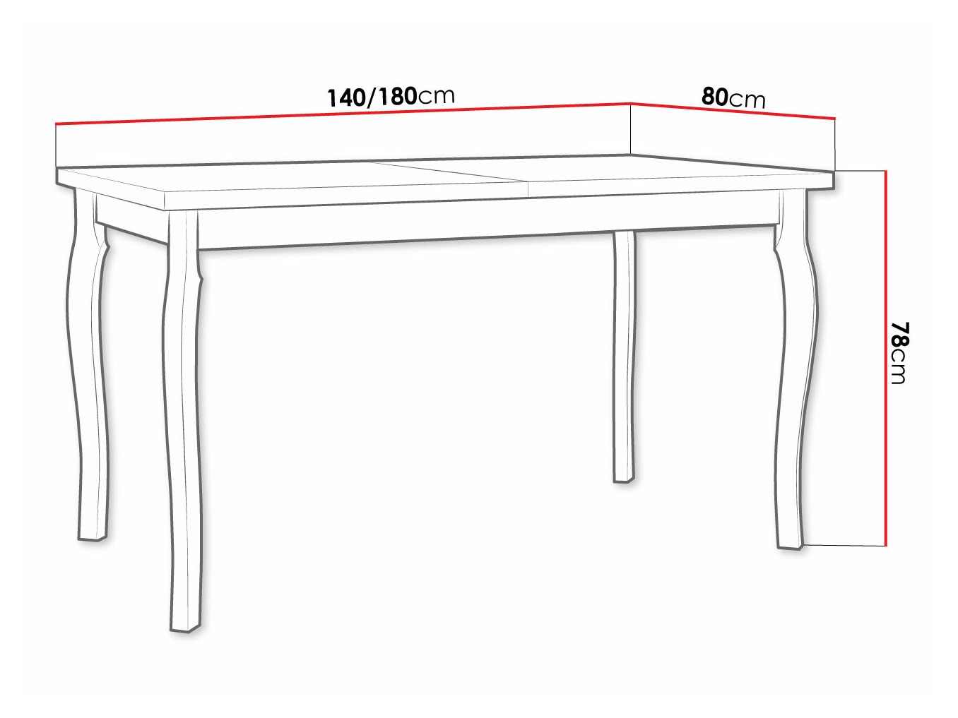 Stol Victorville 331 (Sonoma hrast)