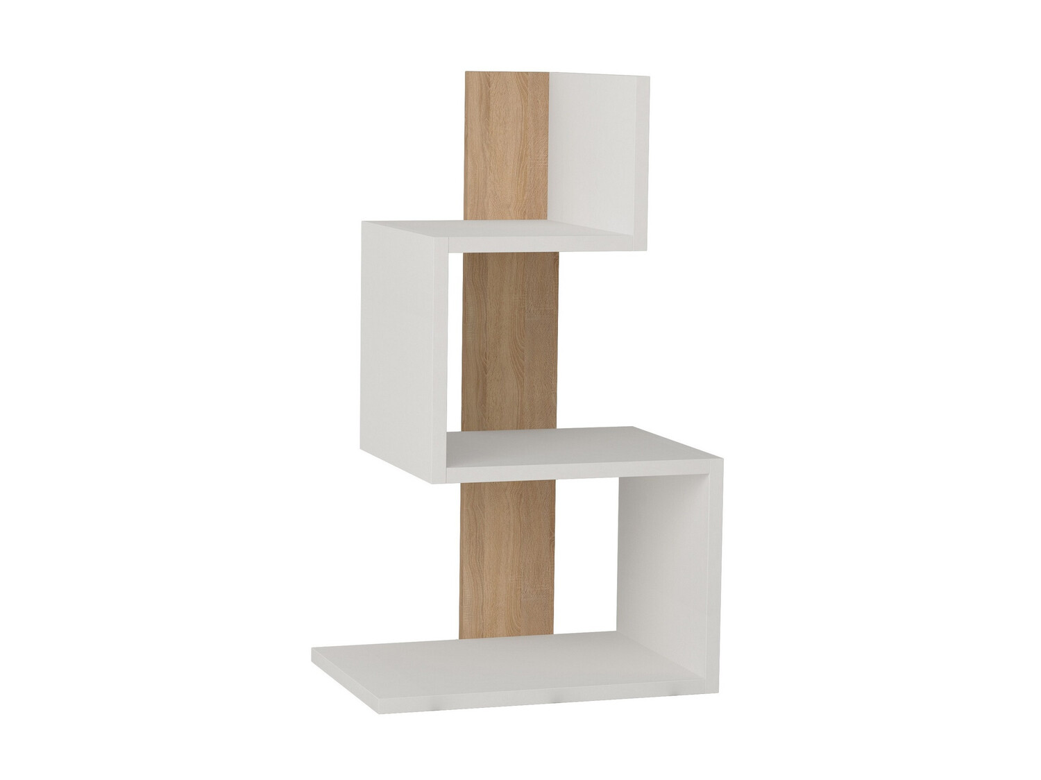 Pomoćni stolić Kailua 401 (Bijela + Hrast)