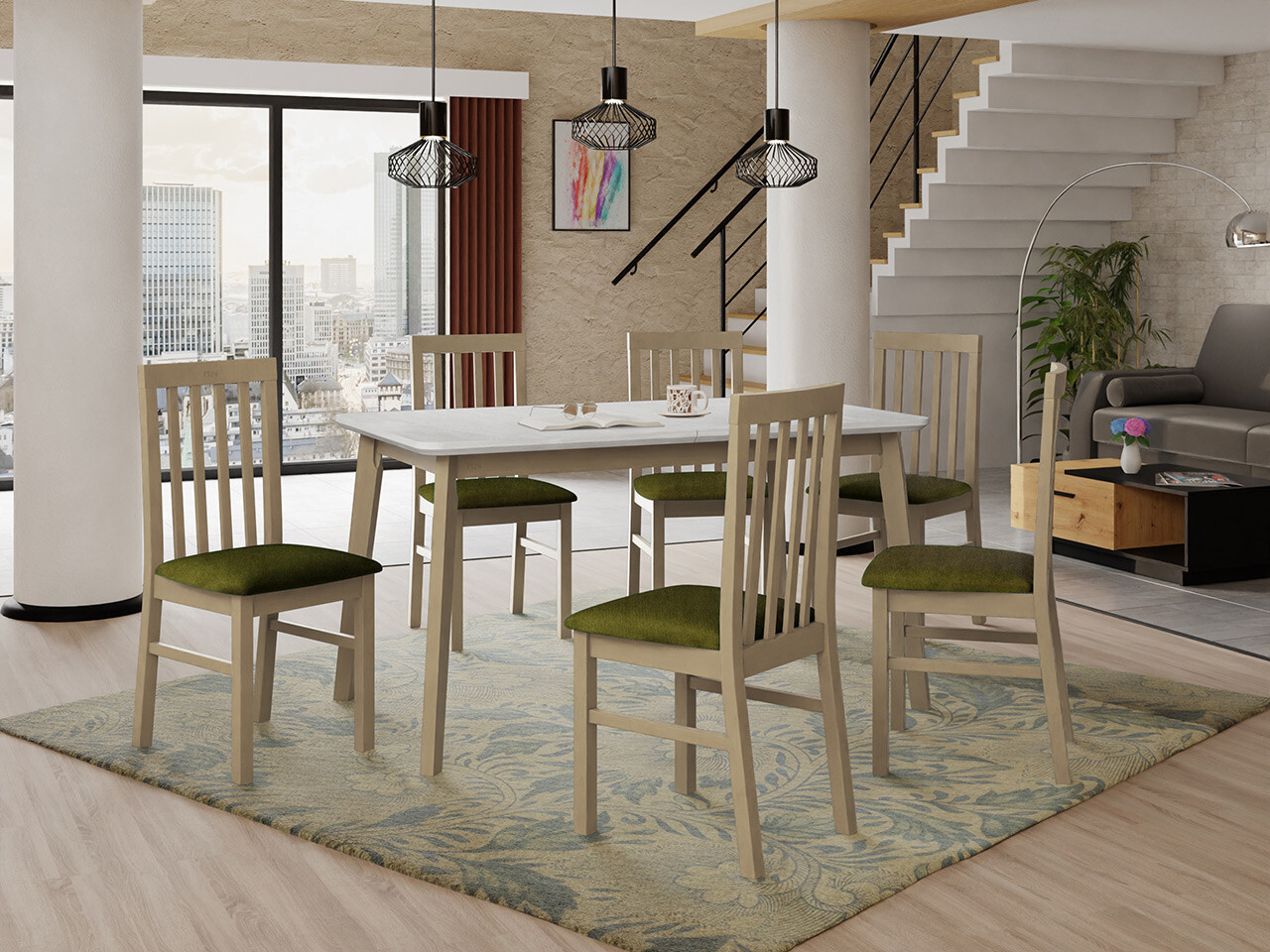 Blagovaonski set Victorville 267 (Sonoma hrast)