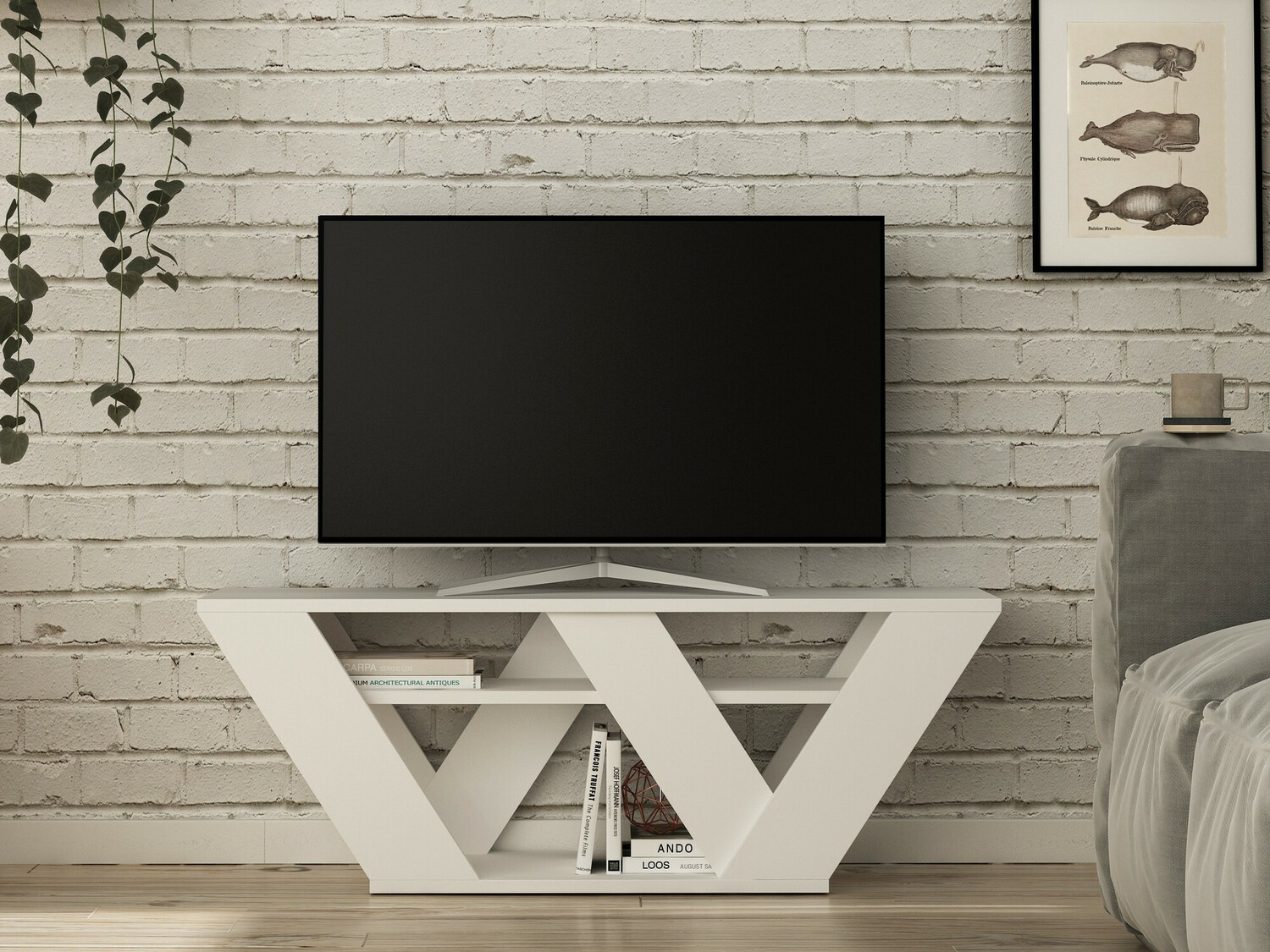 TV stol Kailua 457 (Bijela)