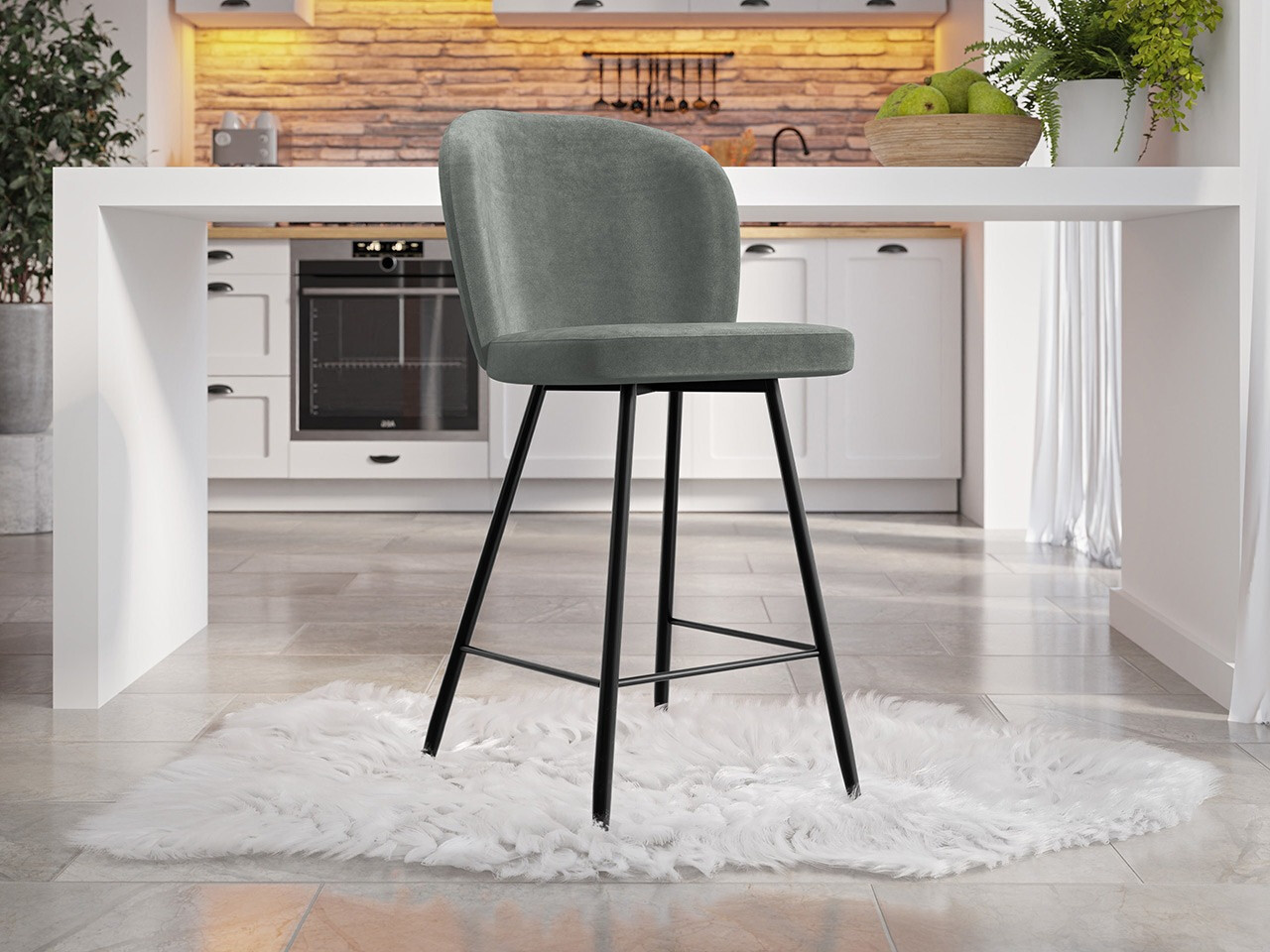 Barska stolica Jackson 101 (Crna + Magic Velvet 2217)