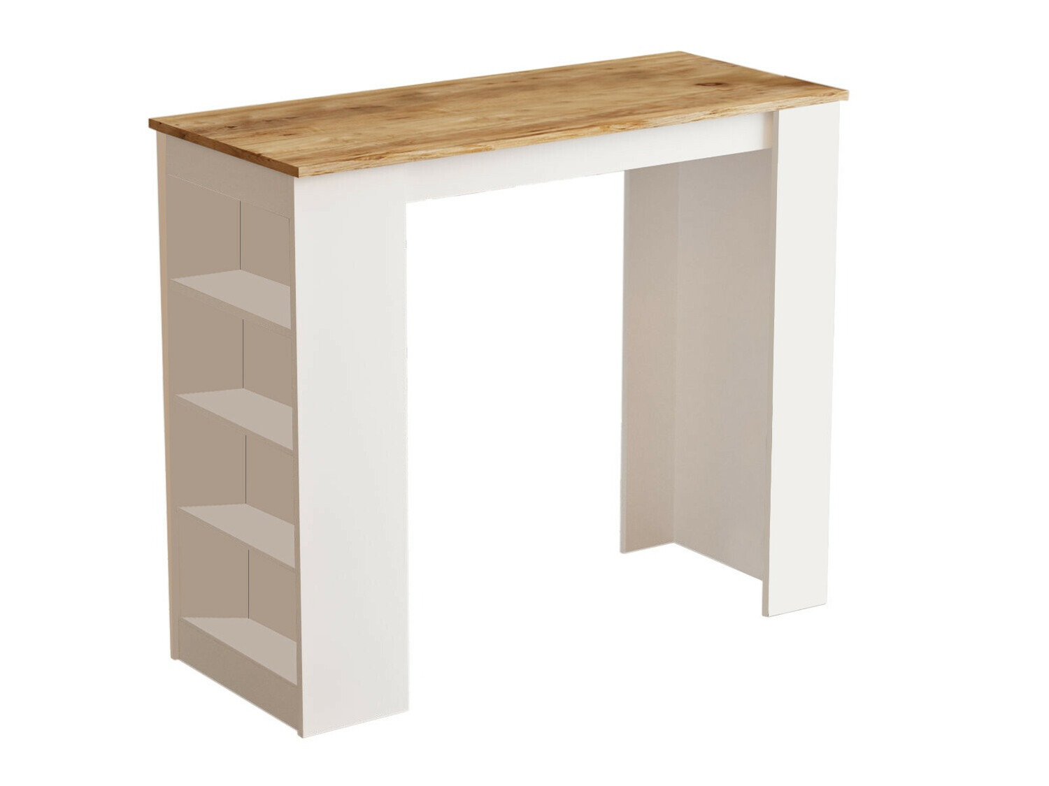 Barski stol Kailua 477 (Bijela + Bor)