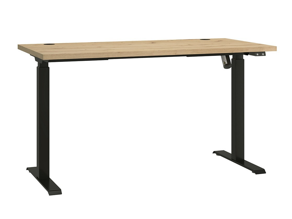 Radni stol podesiv po visini Tucson 171 (Hrast Artisan + Mat crna)