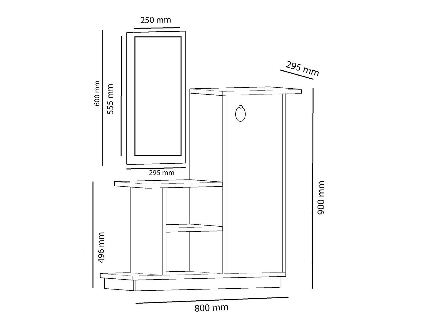 Set za hodnik Kailua 528