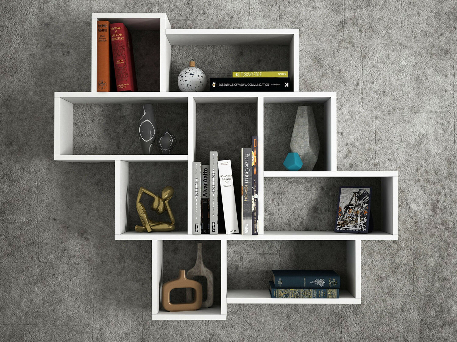 Zidna polica Kailua 474