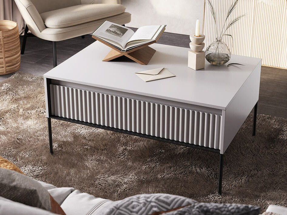 Stolić za kavu Fernolu 110 (Siva + Crna)