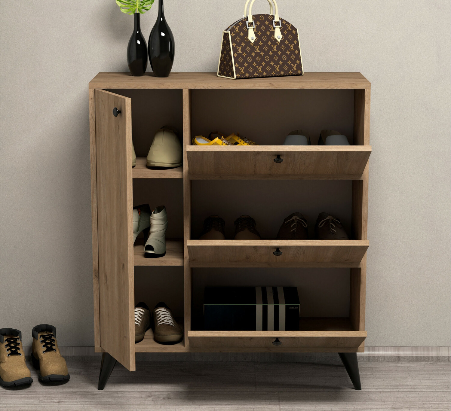 Polica za cipele Kailua 540 (Hrast)