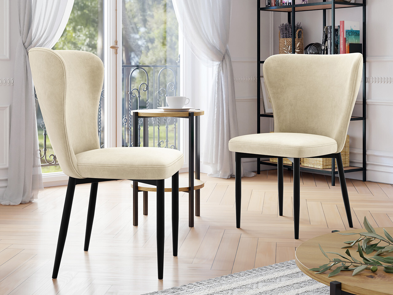 Stolica Jackson 105 (Crna + Magic Velvet 2250)