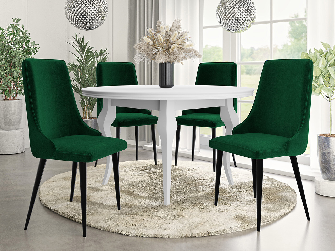 Stolica Jackson 106 (Crna + Magic Velvet 2225)