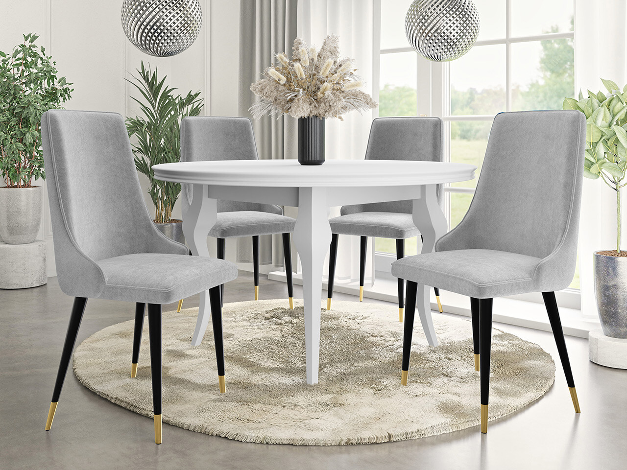 Stolica Jackson 106 (Crna + Magic Velvet 2240)