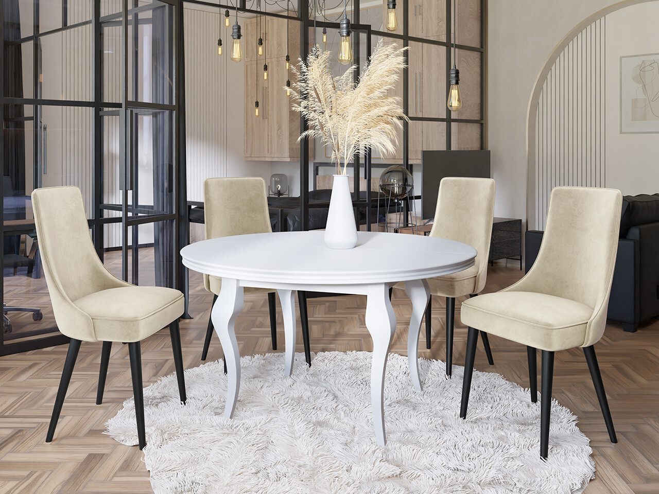 Stolica Jackson 107 (Crna + Magic Velvet 2250)