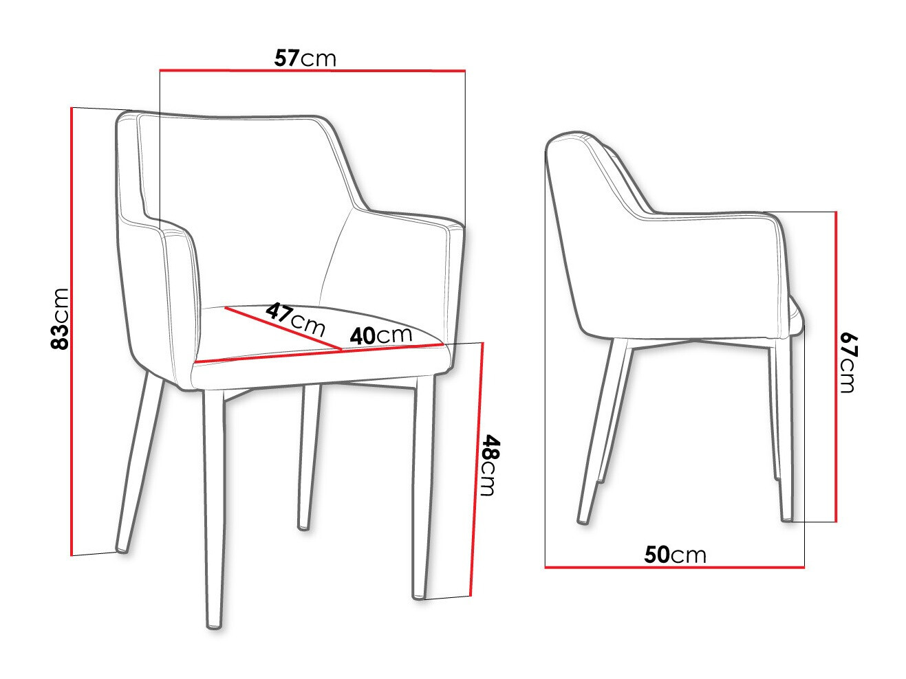 Stolica Jackson 108 (Crna + Magic Velvet 2225)