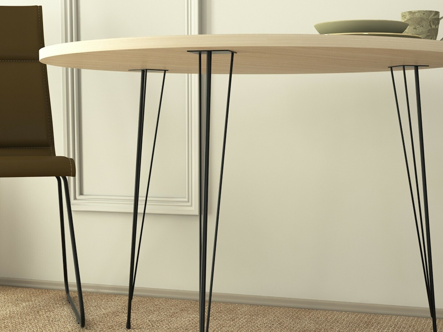 Stol Kailua 597 (Hrast + Crna)