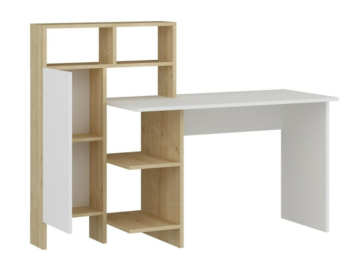 Uredski stol Kailua 594 (Bijela + Hrast)