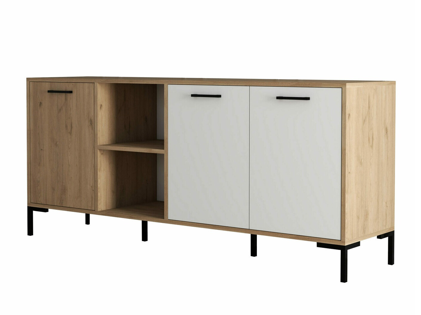 Ormarić Nolcava 101 (Bijela + Hrast)