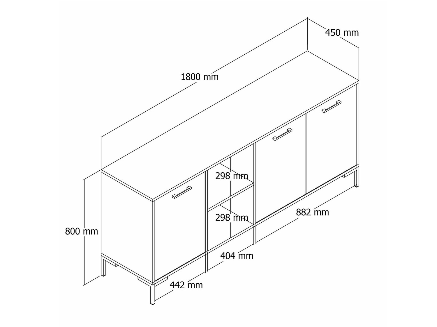 Ormarić Nolcava 101 (Bijela + Hrast)