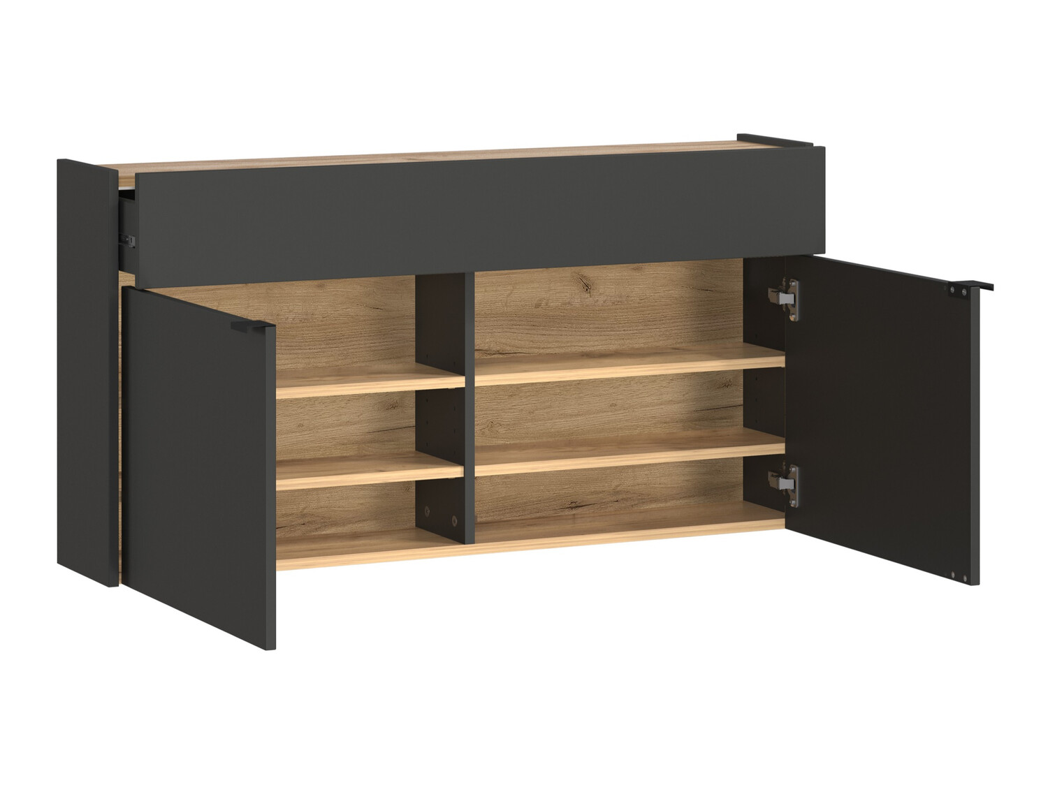 Set za hodnik Cirsale 107 (Grafit + Navarra hrast)