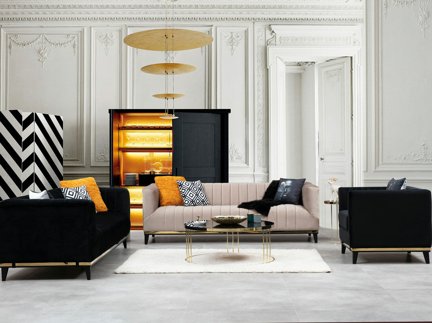 Kauč Altadena 243 (Crna)