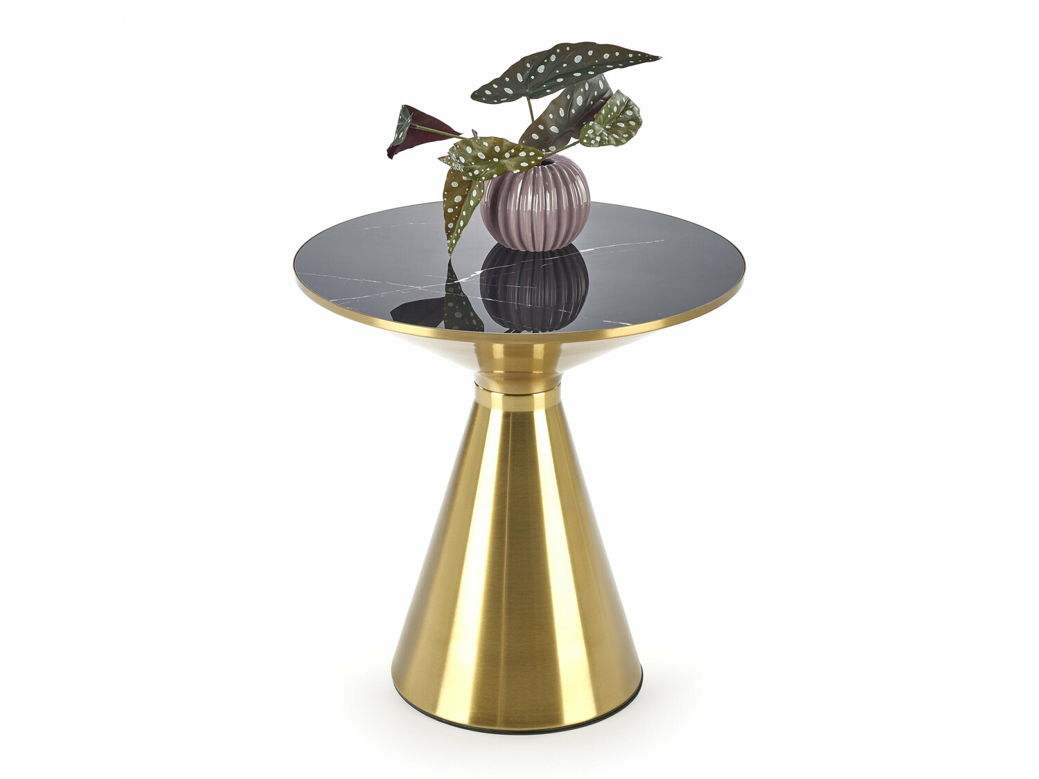 Stolić za kavu Houston 1553 (Zlatna + Crni mramor)