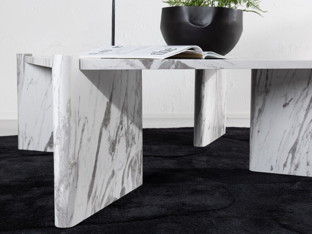 Stolić za kavu Dallas 4198 (Bijeli mramor)