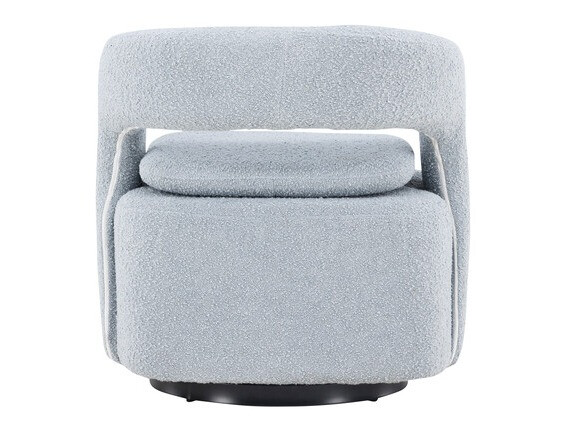 Fotelja Dallas 3170 (Svijetlo plava + Crna)