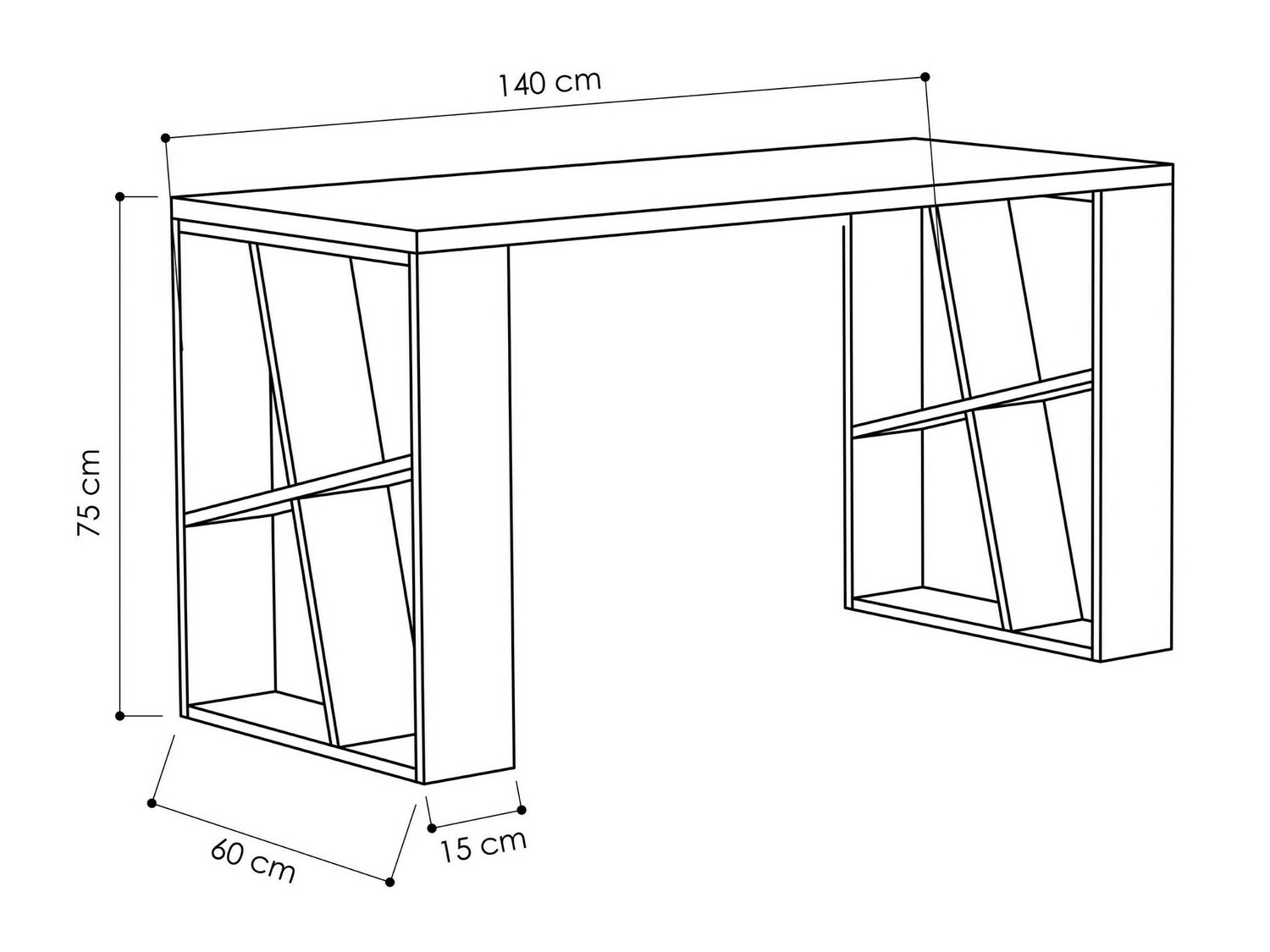 Uredski stol Kailua 802 (Bijela + Antracit)