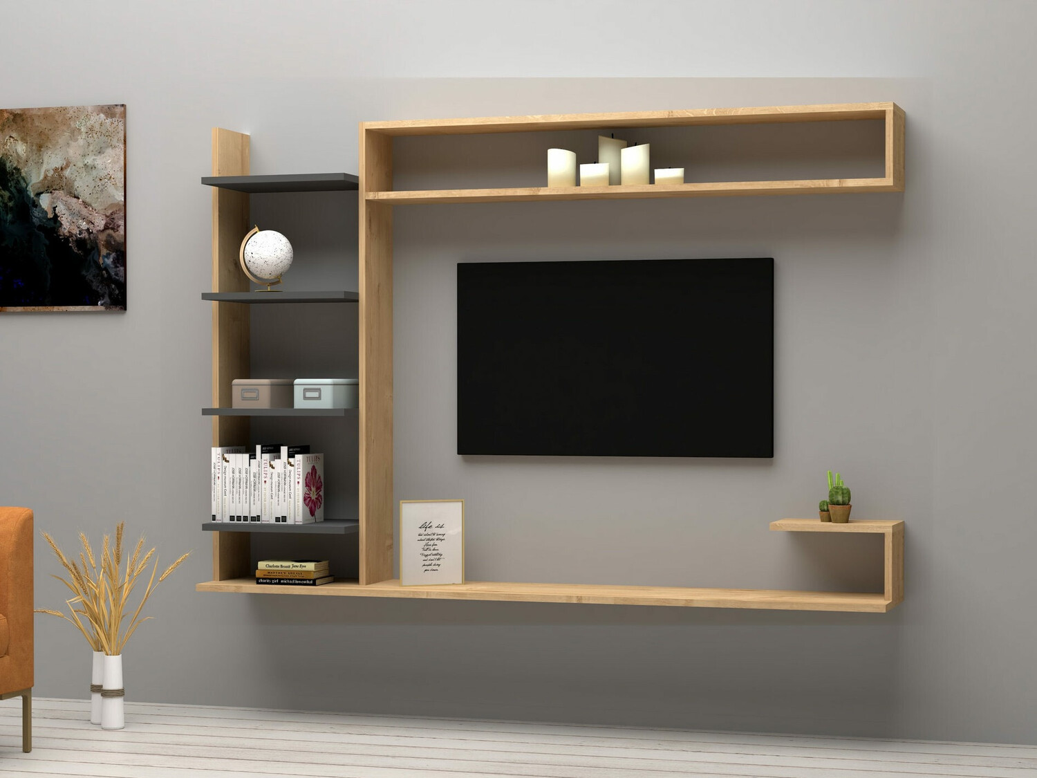 Zidna polica Kailua 1427