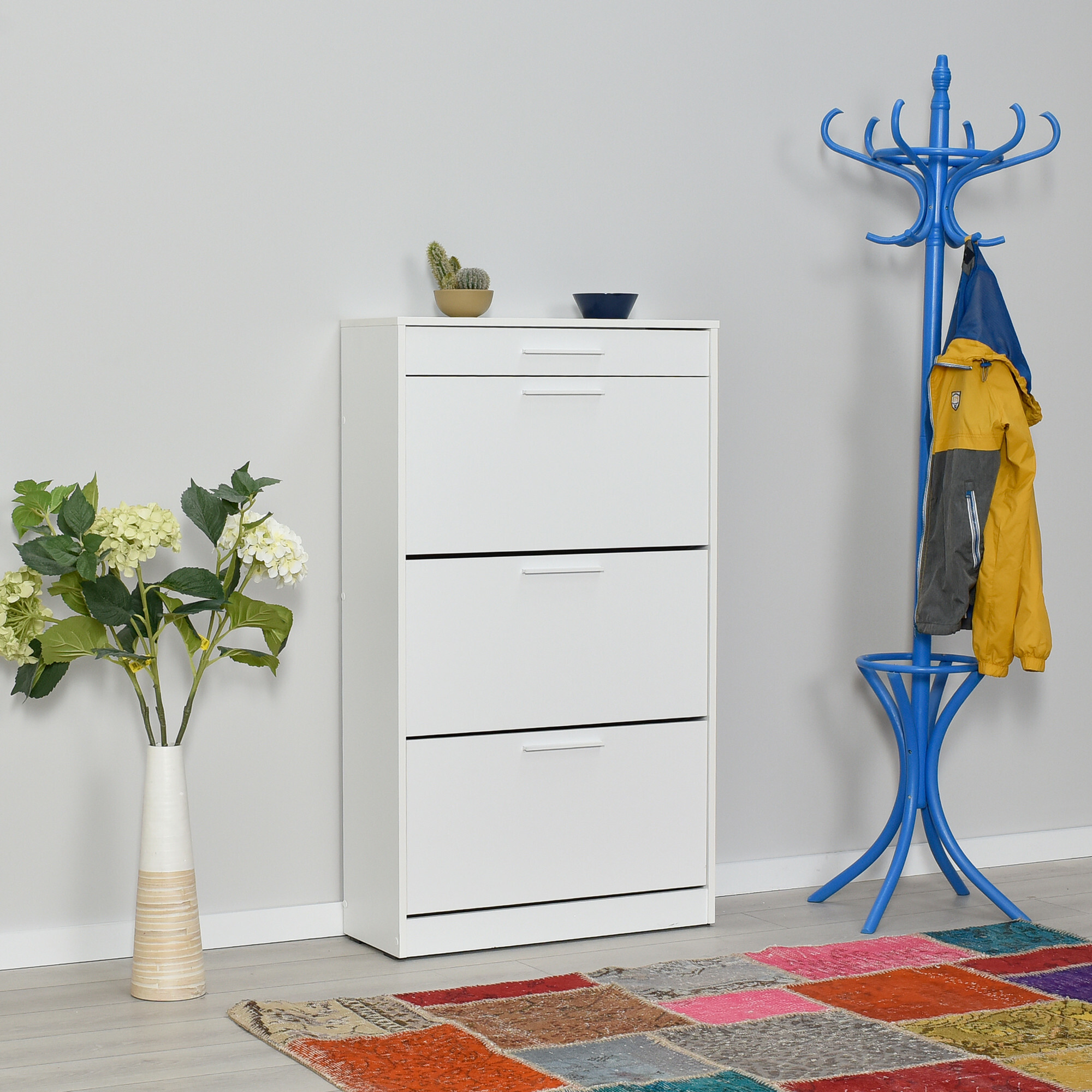 Ormarić za cipele Kailua 1033 (Bijela)