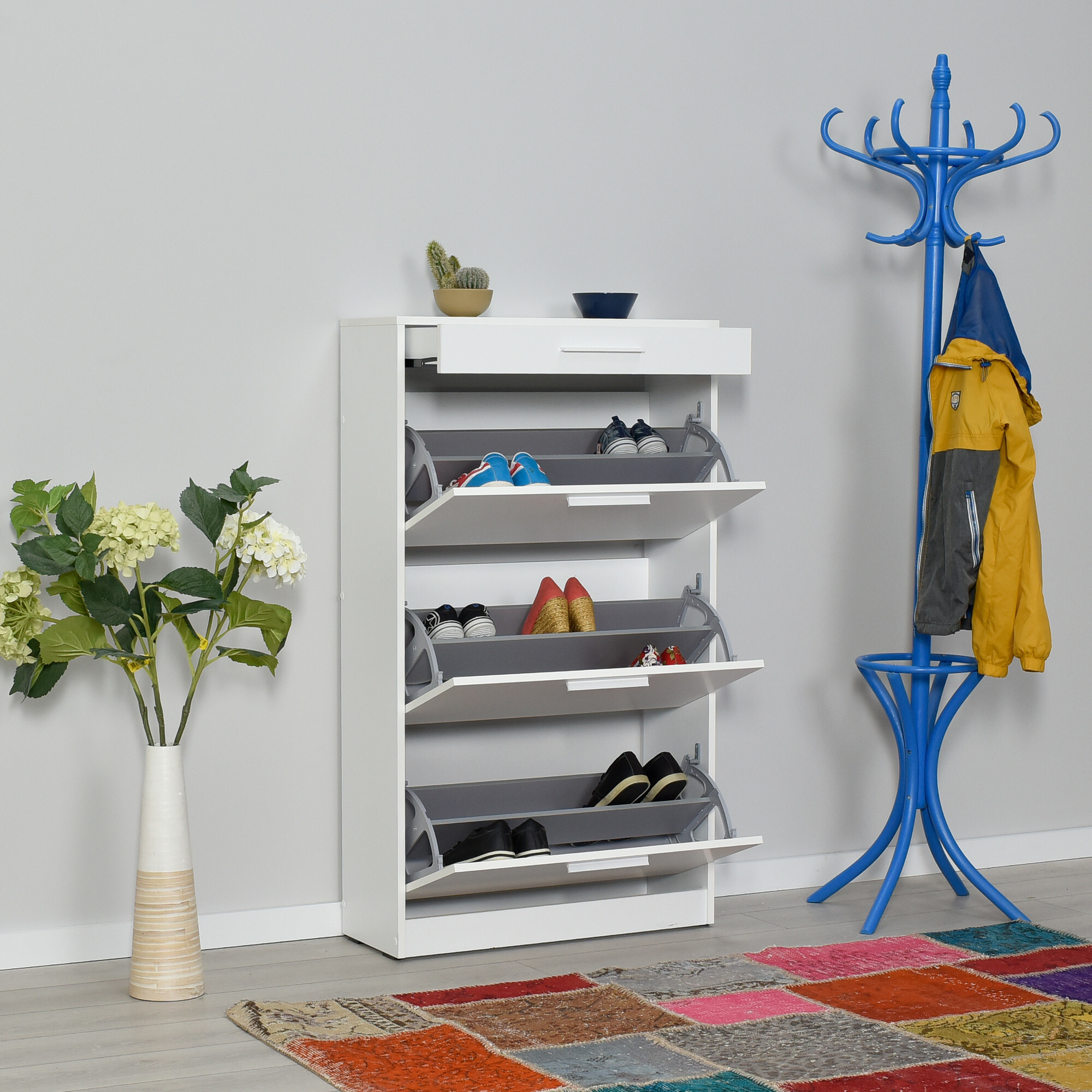 Ormarić za cipele Kailua 1033 (Bijela)