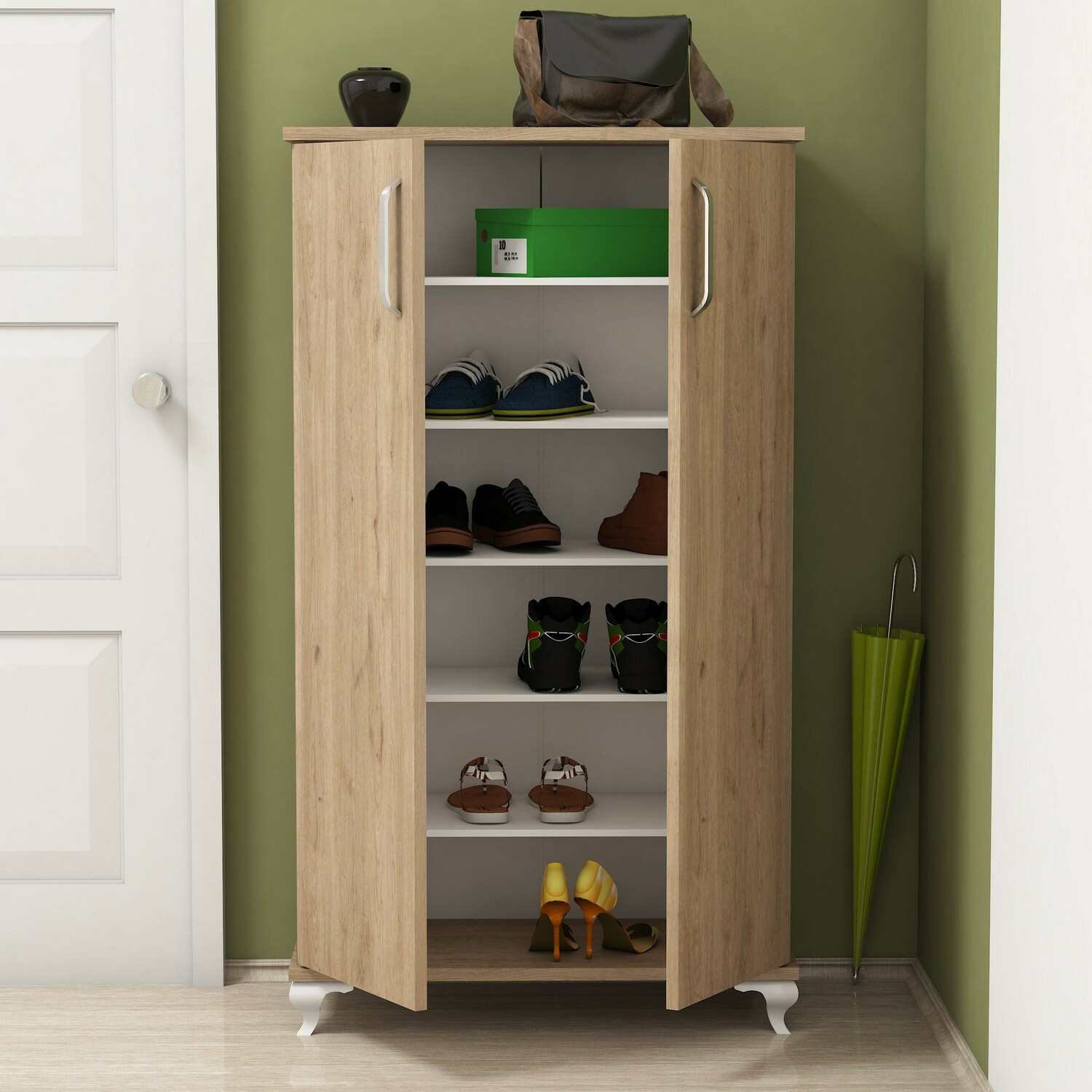 Polica za cipele Kailua 1029 (Orah)