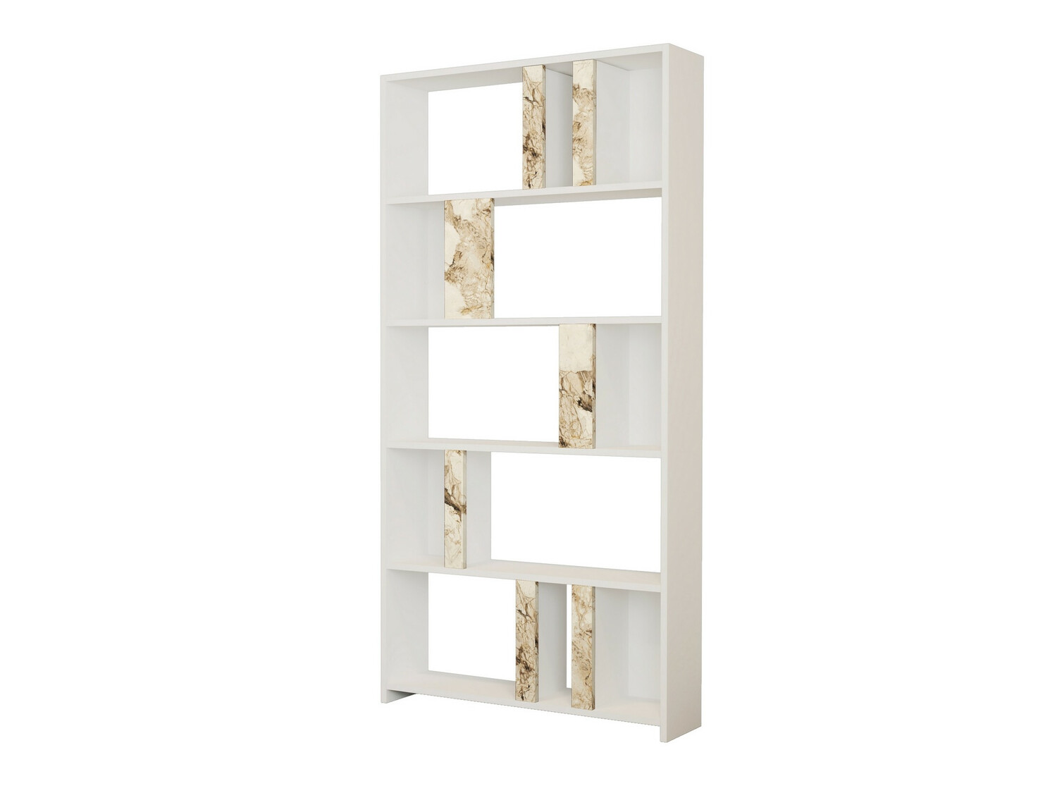 Polica Kailua 1069 (Bijela + Bijeli mramor)