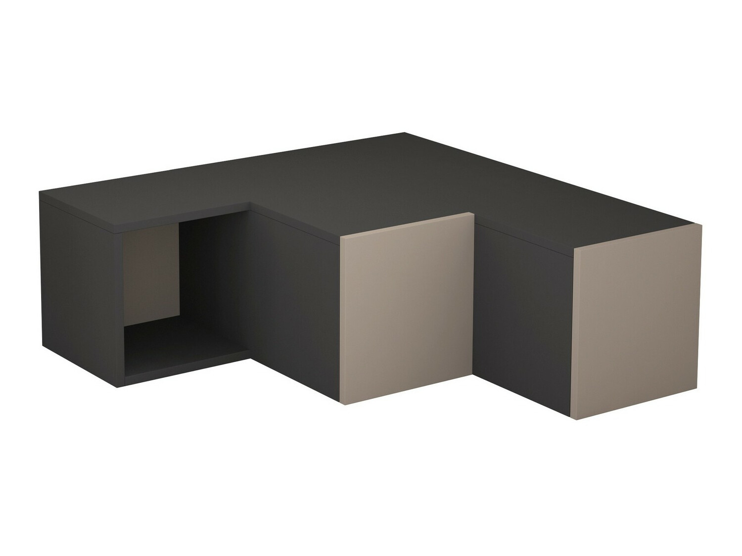 TV stol Kailua 1058 (Antracit + Svijetlo smeđa)