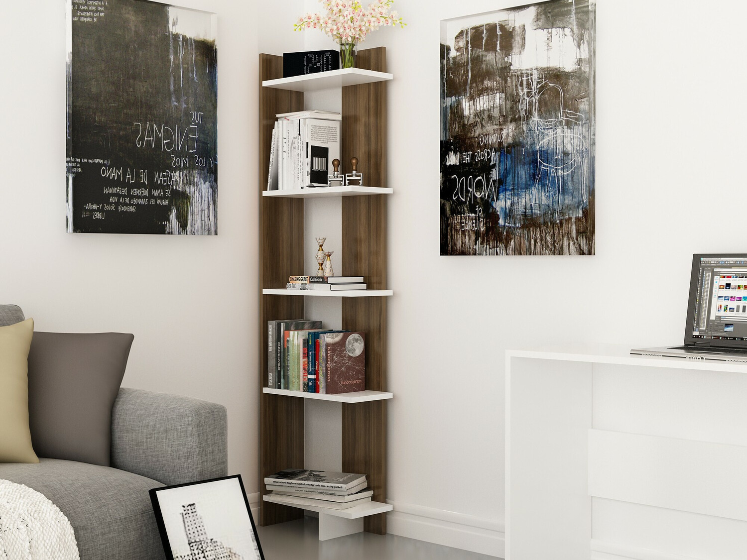 Polica Kailua 1074 (Orah + Bijela)