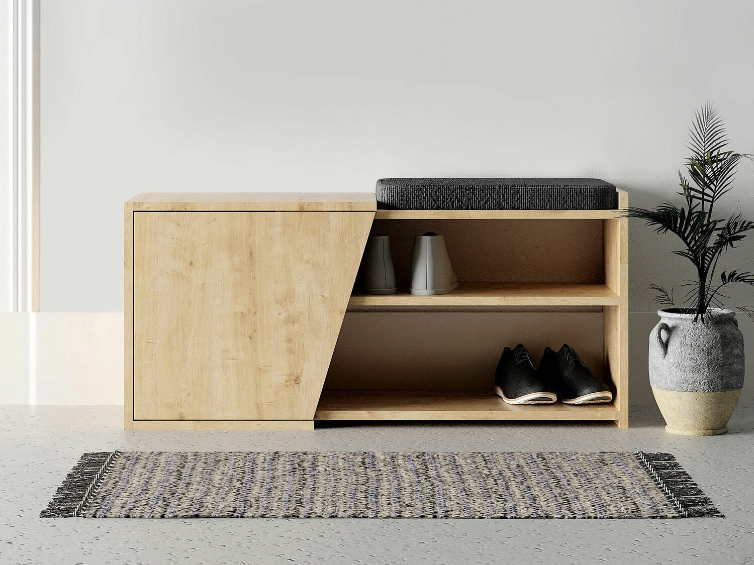 Polica za cipele Kailua 1081 (Hrast)