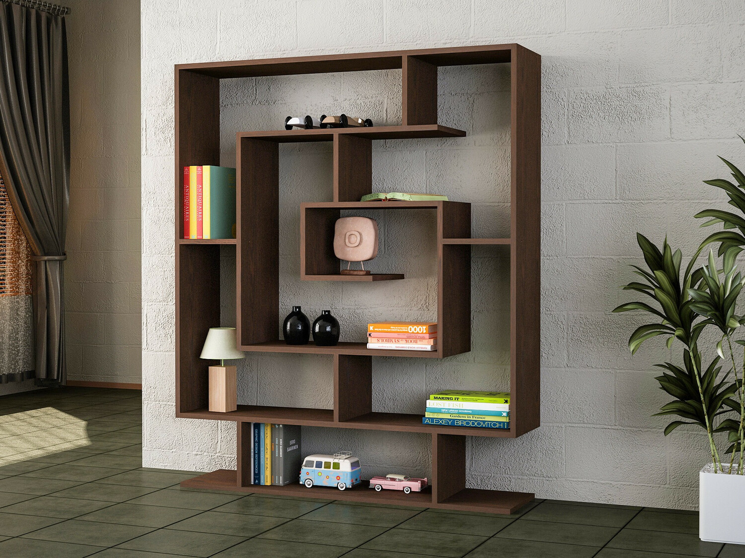 Polica Kailua 1089 (Smeđa)