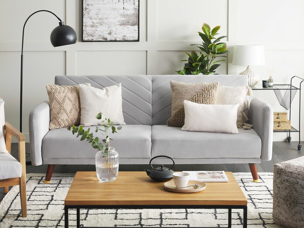 Kauč na razvlačenje Berwyn 120 (Svijetlo siva)