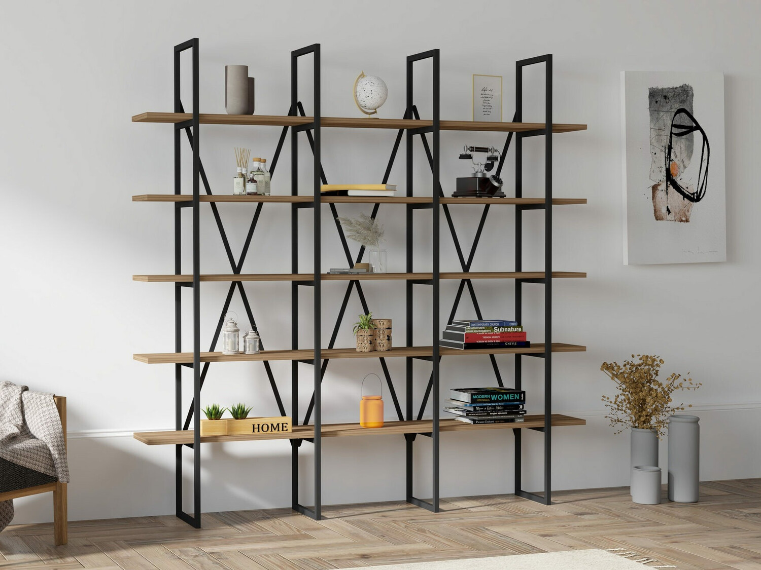 Polica Kailua 1122 (Orah + Crna)