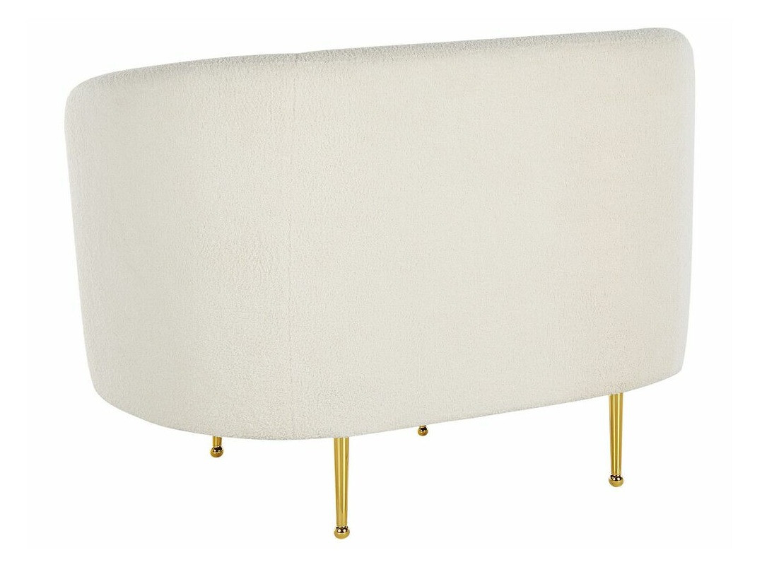 Fotelja Berwyn 122 (Bijela + Zlatno)