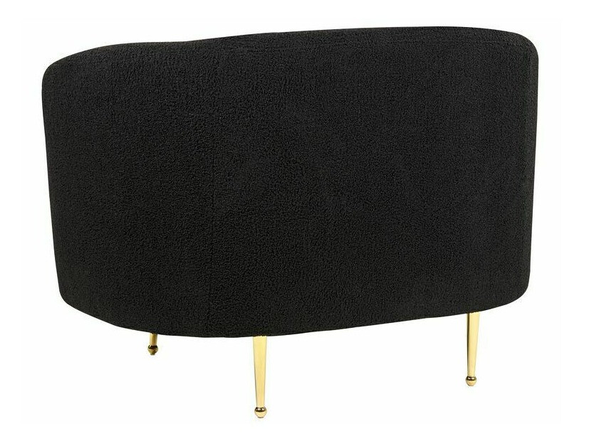 Fotelja Berwyn 122 (Crna + Zlatno)