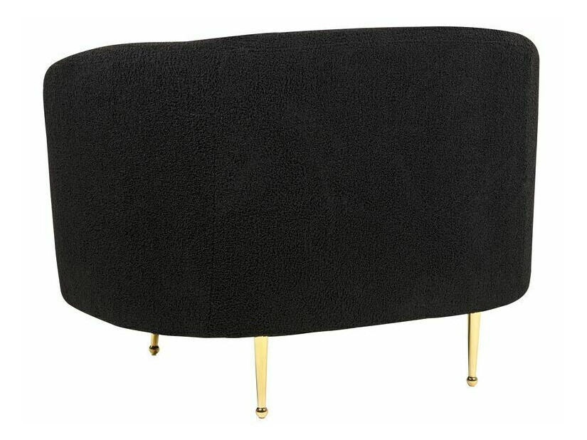 Tapecirani namještaj Berwyn 124 (Crna + Zlatna)