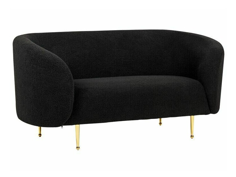 Tapecirani namještaj Berwyn 124 (Crna + Zlatna)