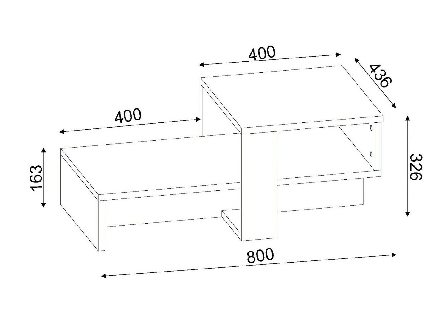 Stolić za kavu Kailua 1185