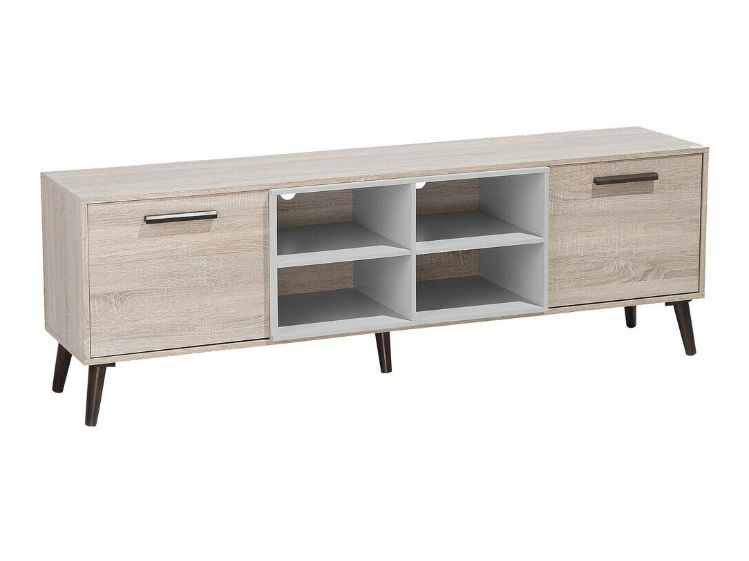TV stol Berwyn 139 (Siva + Svijetlo drvo)