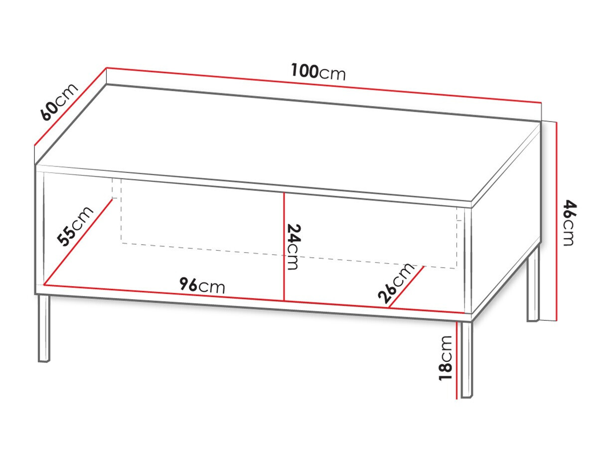 Stolić za kavu Humanum (Bijela)