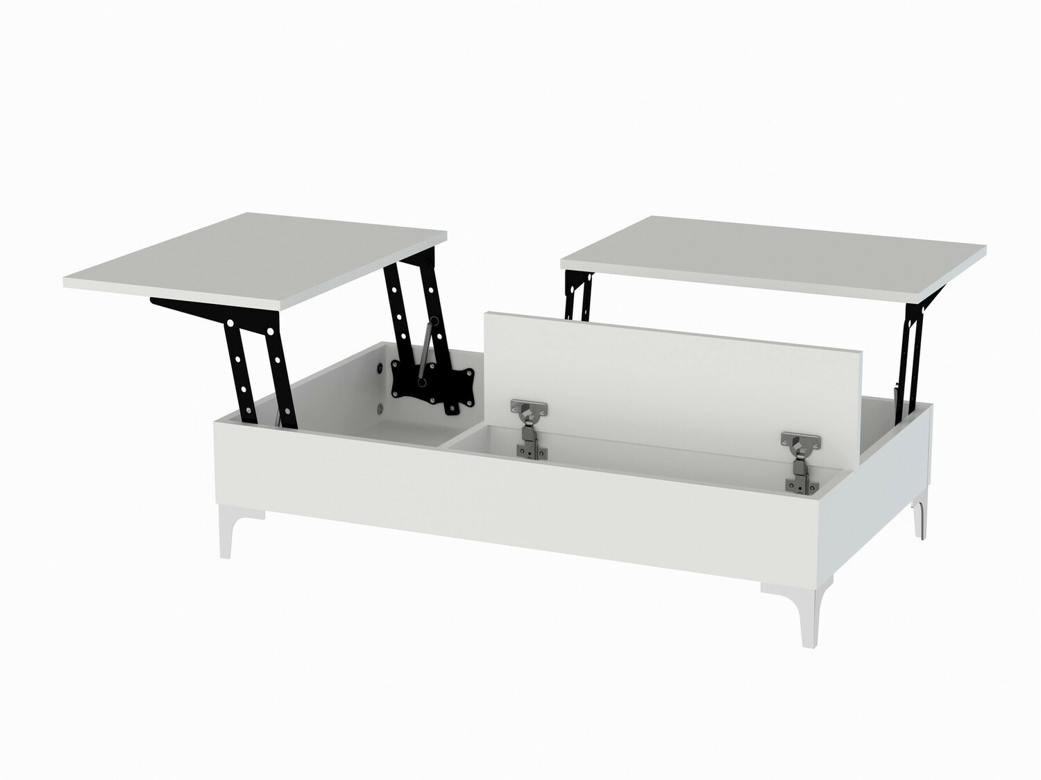 Transformirajući stolić za kavu Kailua 1296 (Bijela)