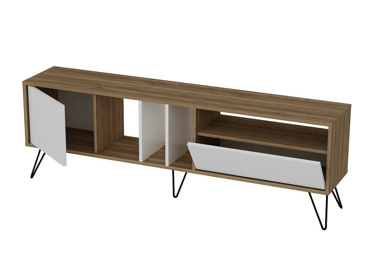 TV stol Kailua 1276 (Bijela + Orah)