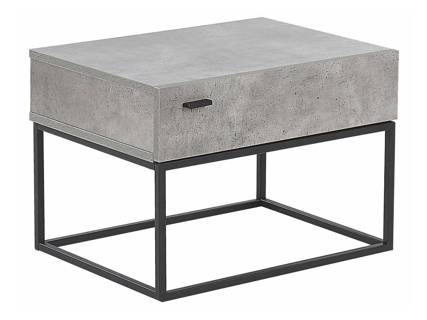 Noćni ormarić Berwyn 158 (Siva + Crna)