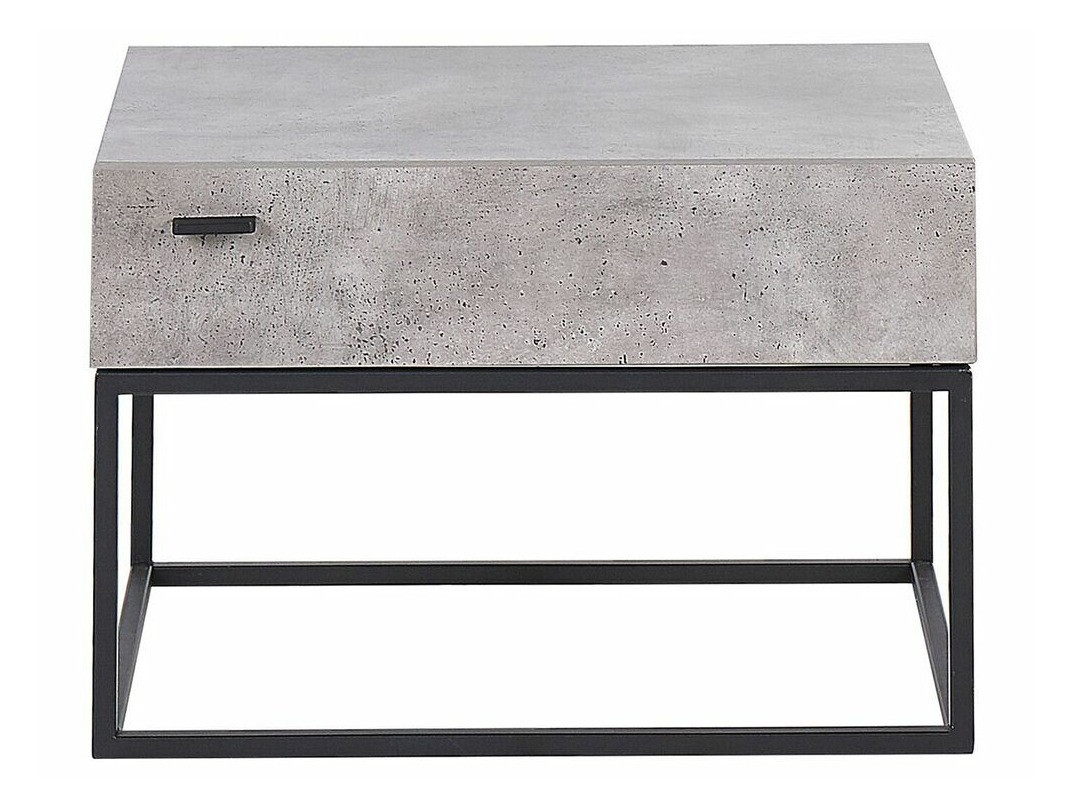 Noćni ormarić Berwyn 158 (Siva + Crna)