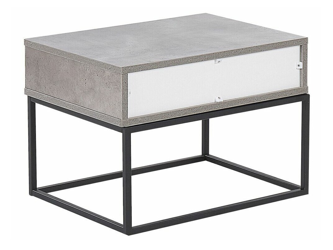 Noćni ormarić Berwyn 158 (Siva + Crna)