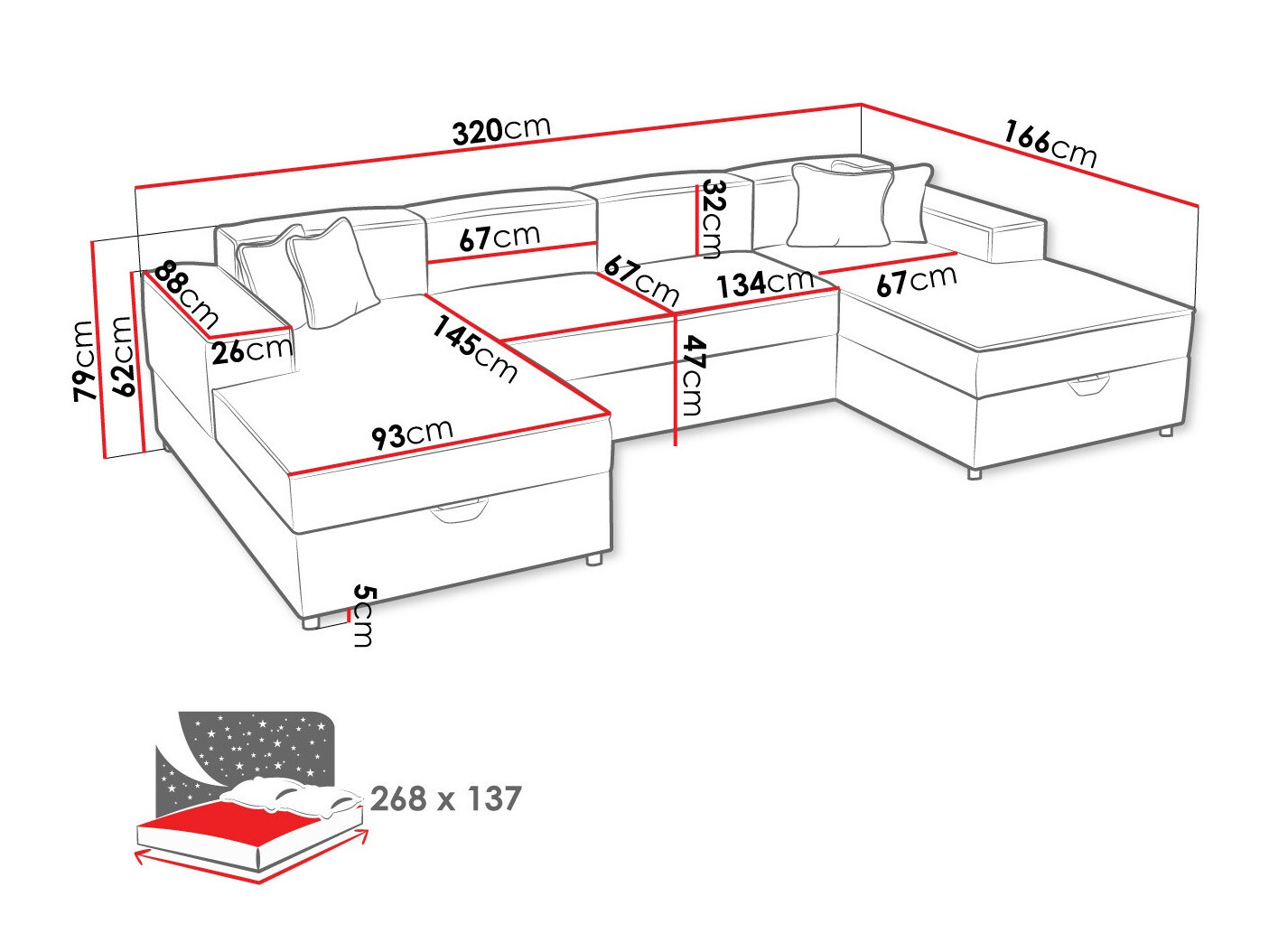 Kutna garnitura Clovis 115 (Poso 02)